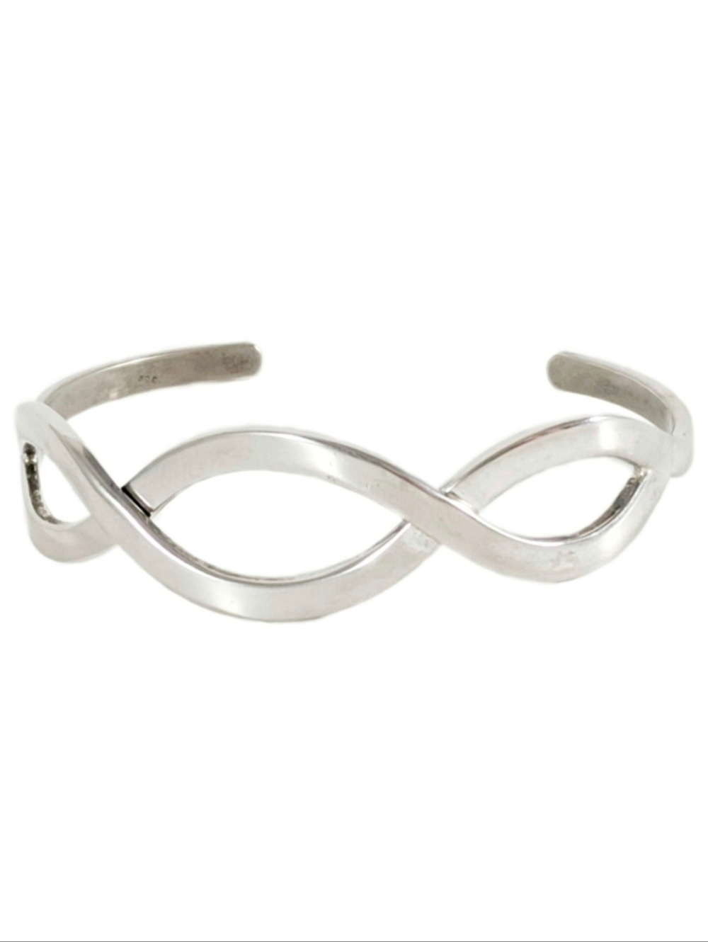 Sterling Silver Twist Cuff Bracelet